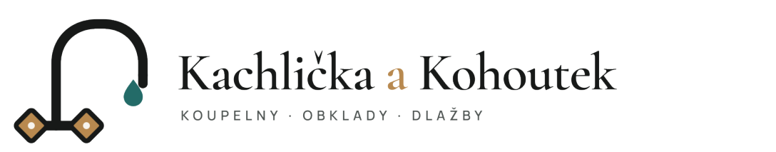 Návrh A: modernizované logo s jednoduchým kohoutkem, dlaždicovými ovladači a kapkou vody
